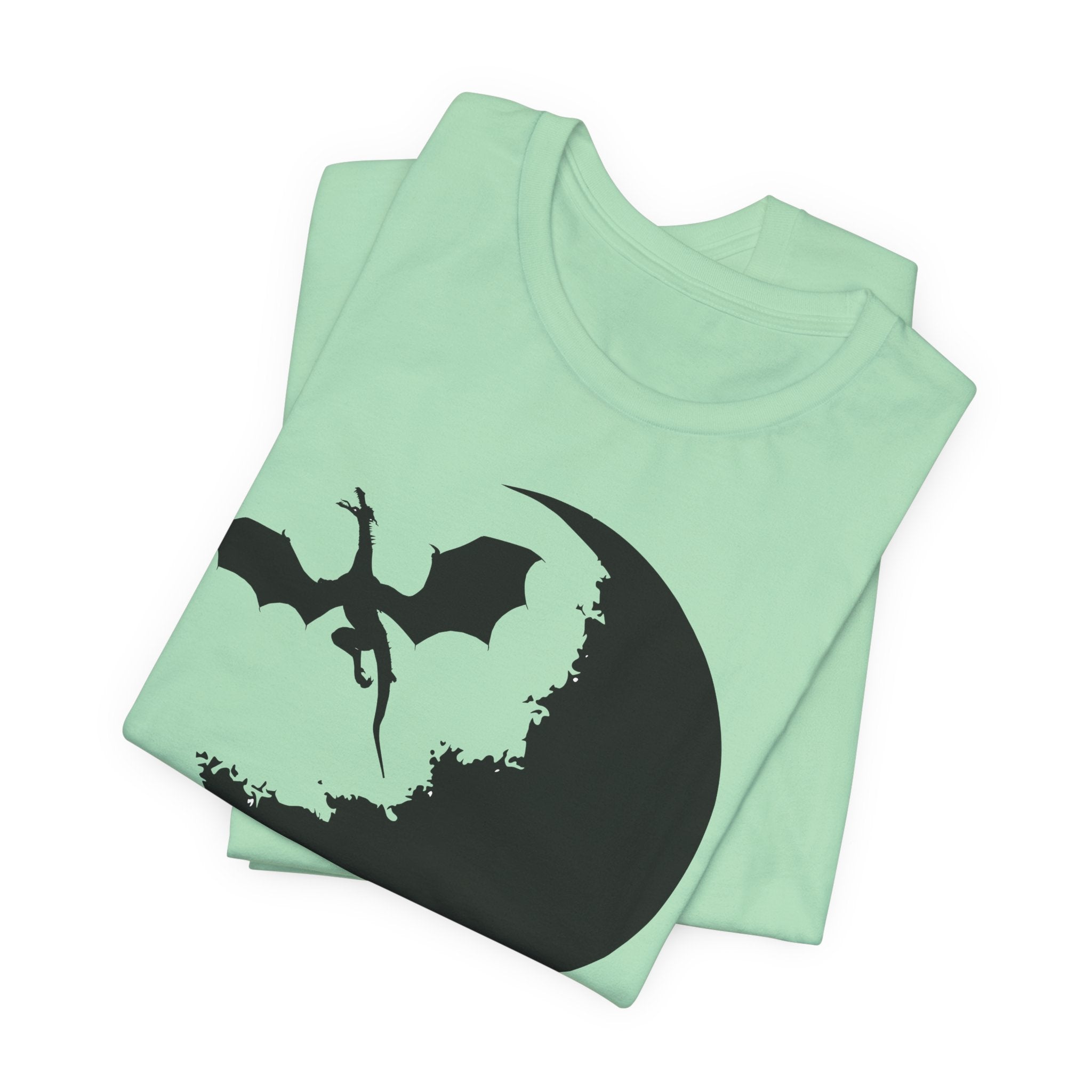 Bat Silhouette Moon T-Shirt — Gothic Halloween Tee