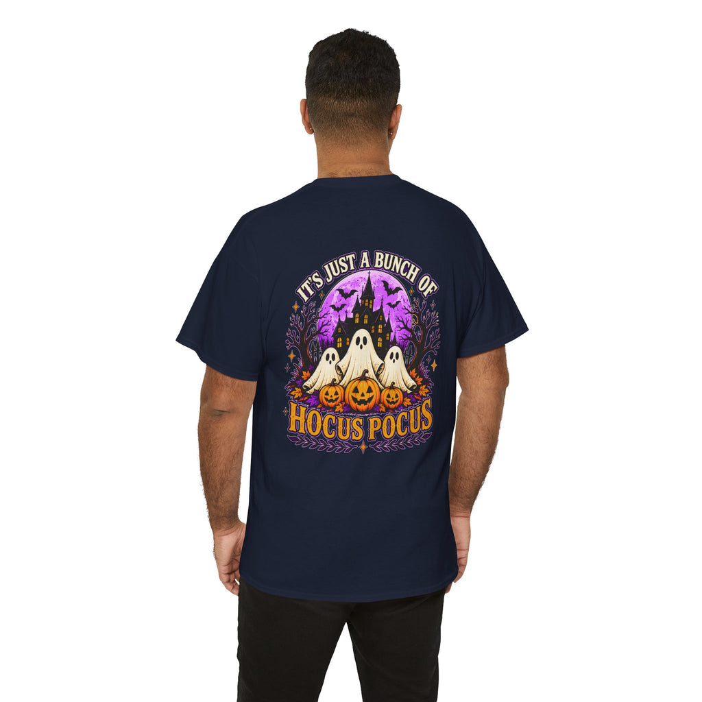 Hocus Pocus Halloween Shirt | Ghost & Pumpkin Front Back Tee