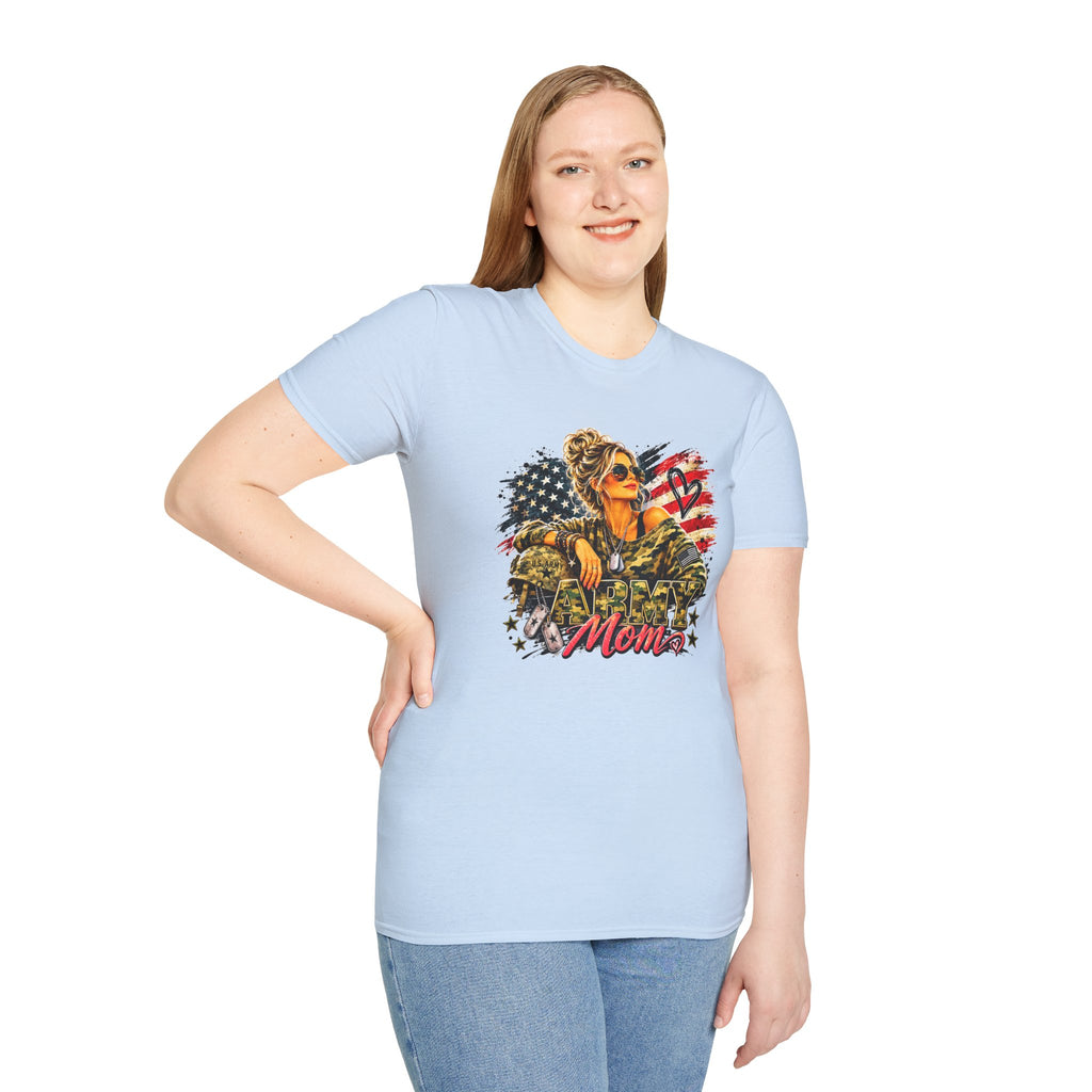 Military Mom Shirt, Patriotic Mom T Shirt, American Flag Shirt, Army Mom Gift, Military Mom Gift, USA Mom Tee