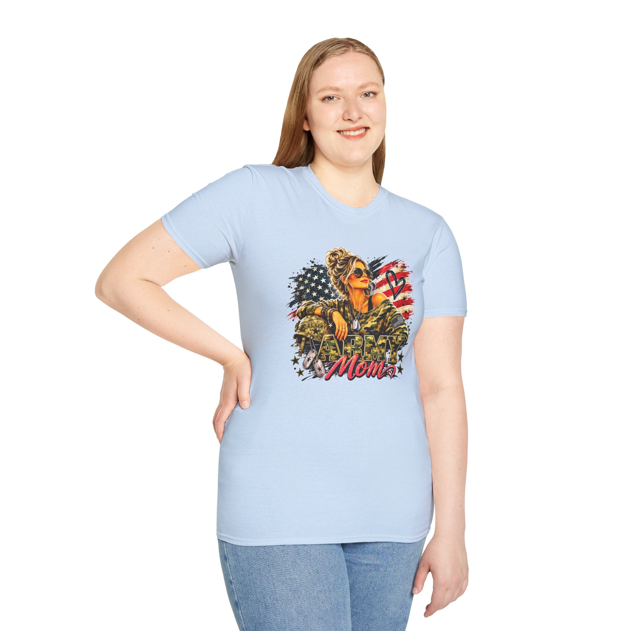 Military Mom Shirt, Patriotic Mom T Shirt, American Flag Shirt, Army Mom Gift, Military Mom Gift, USA Mom Tee