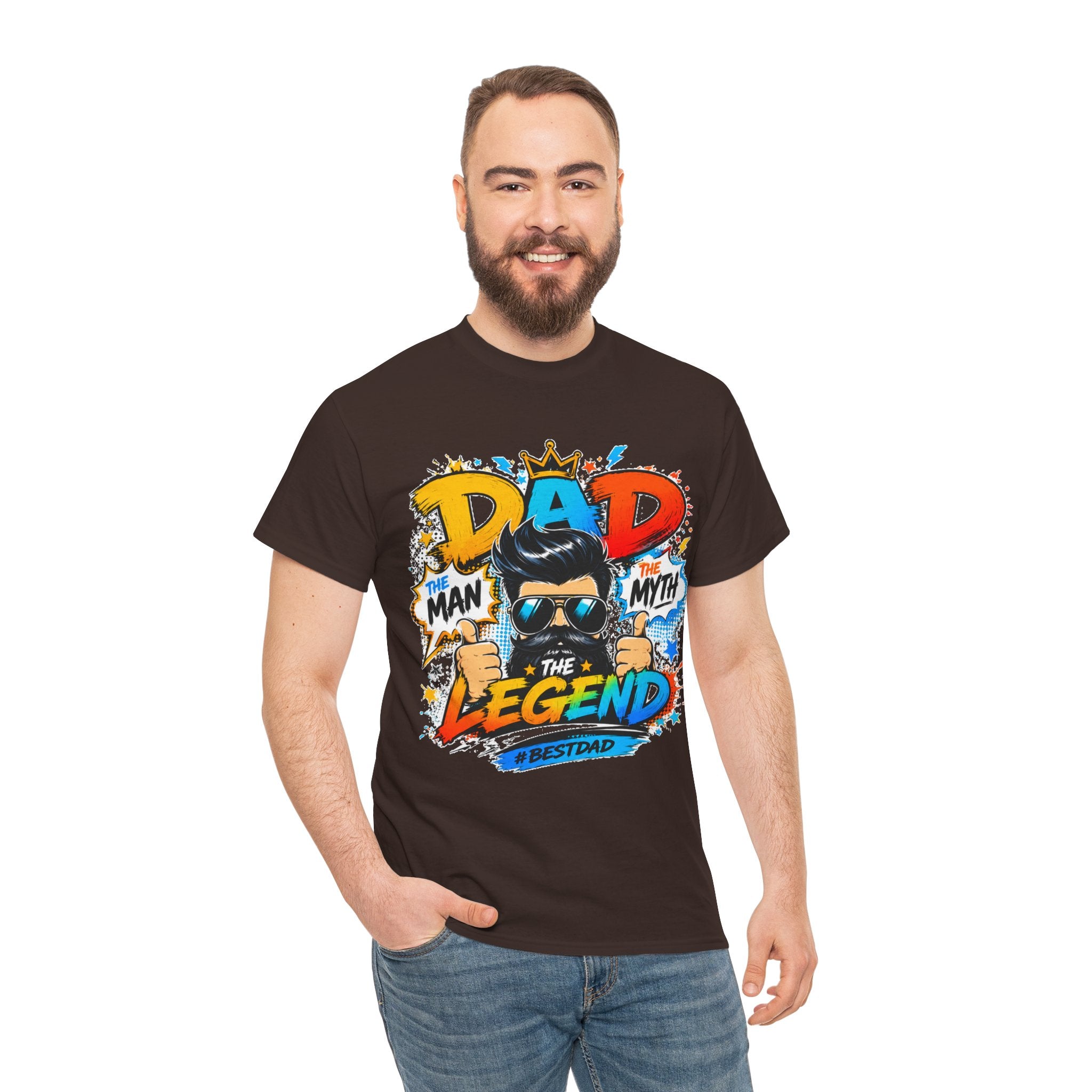 Dad The Legend T-Shirt — 'Dad: Man, Myth, Legend' Graphic Tee for Father’s Day