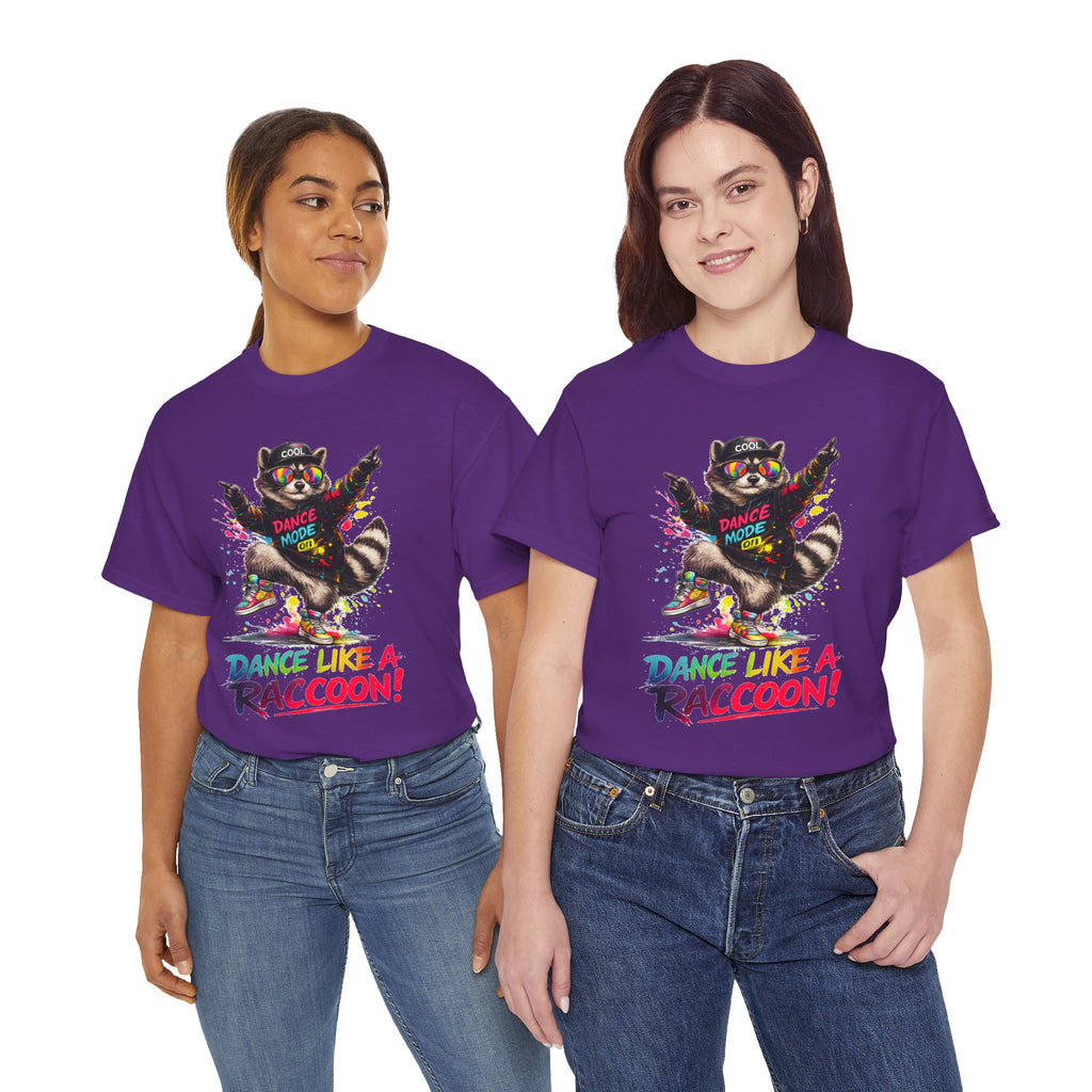Dance Like a Raccoon T-Shirt — Cute Retro Raccoon Dance Graphic Tee