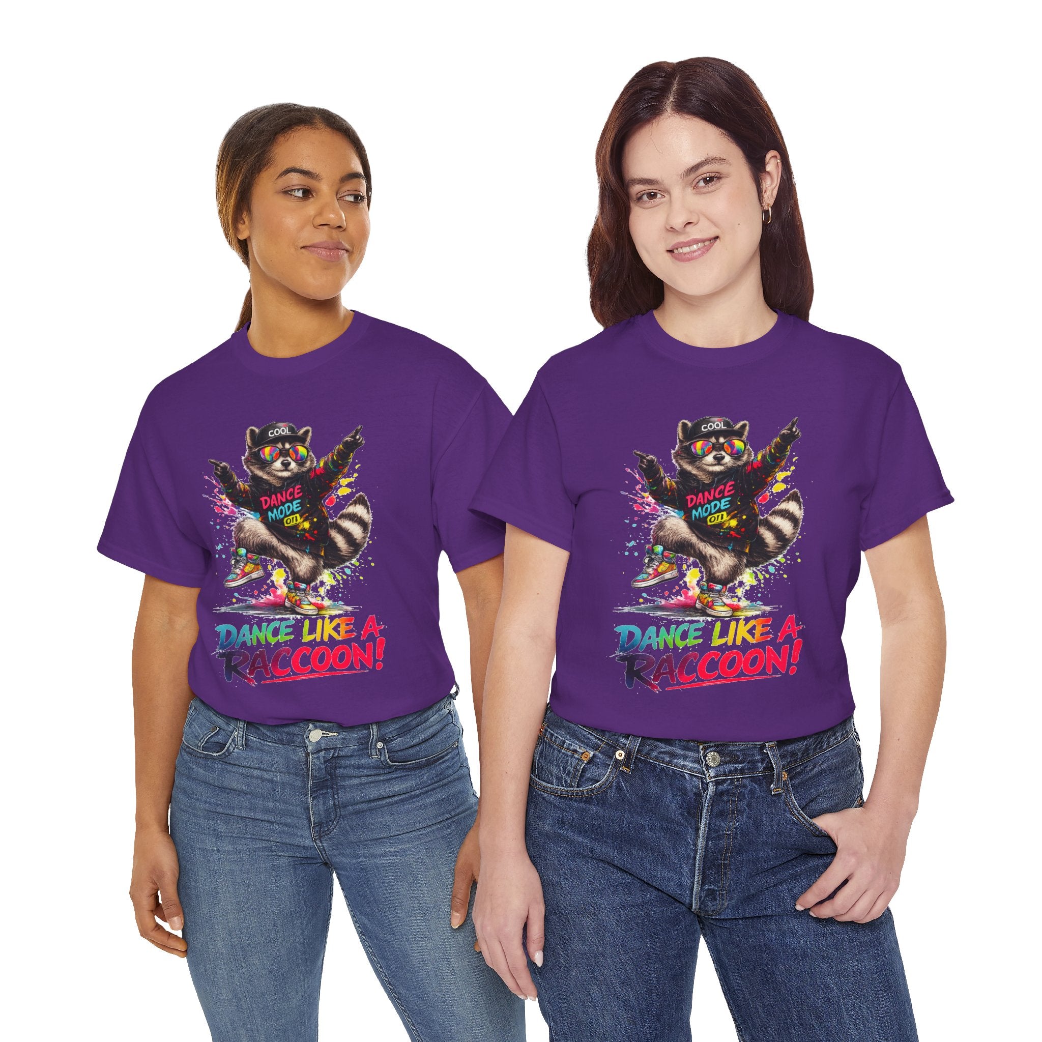 Dance Like a Raccoon T-Shirt — Cute Retro Raccoon Dance Graphic Tee