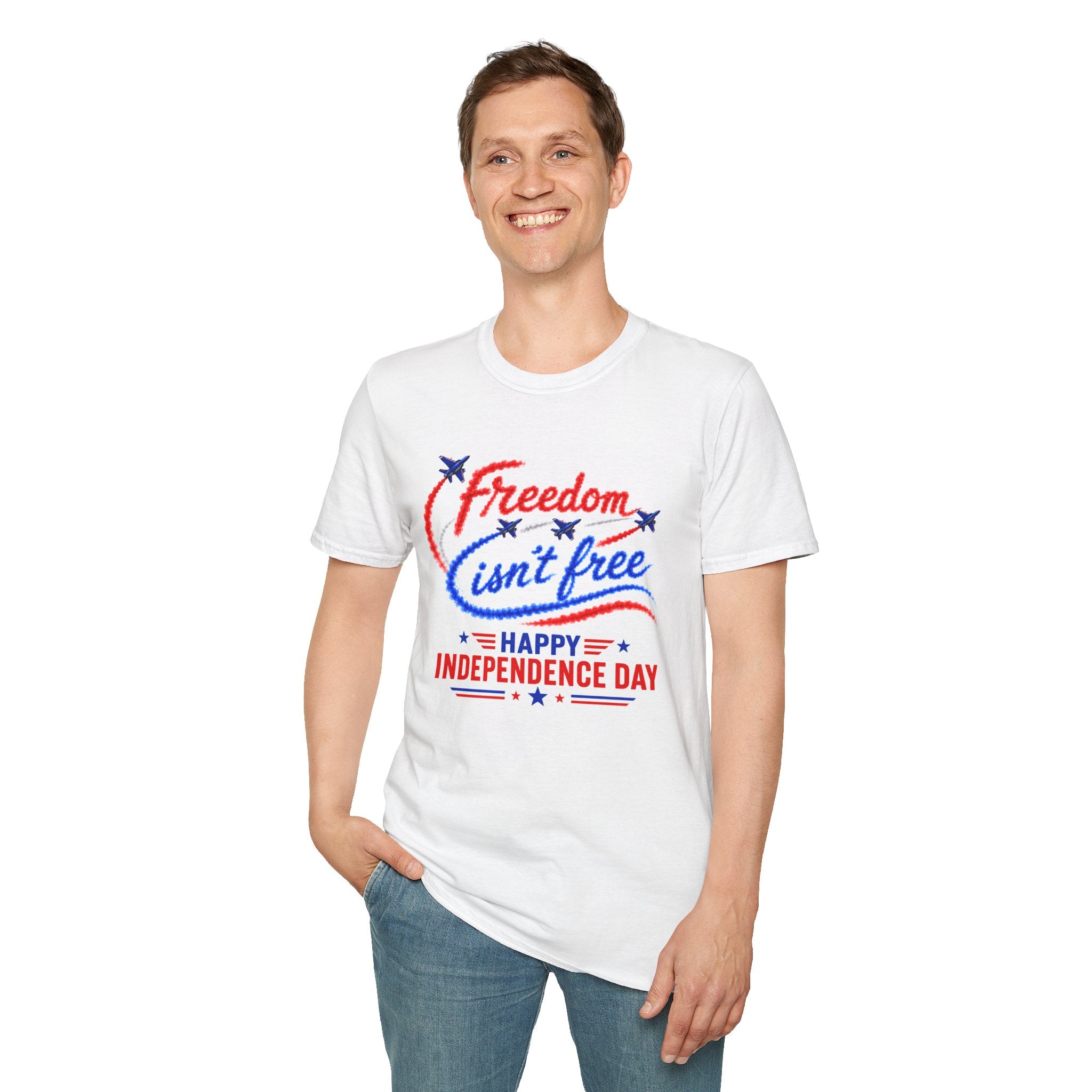 Freedom Isn't Free Shirt, Patriotic 4th of July T-Shirt, Independence Day Tee, USA Flag Graphic Tee, Military Support Gift