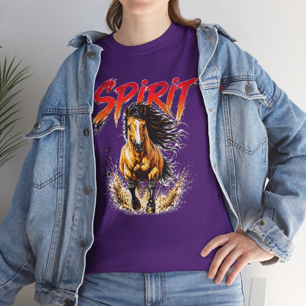 Spirit Running Horse T-Shirt — Wild Mustang Graphic Tee