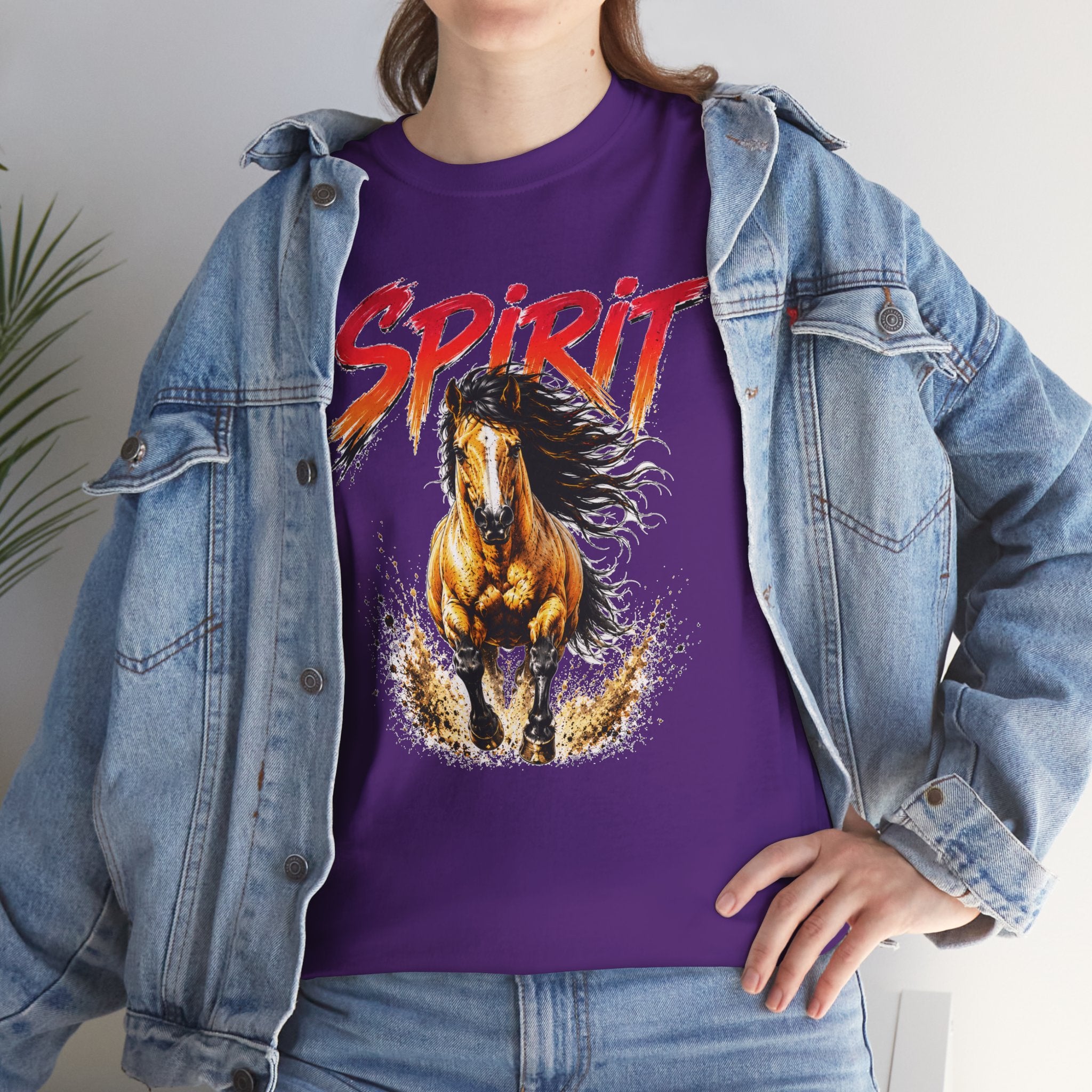 Spirit Running Horse T-Shirt — Wild Mustang Graphic Tee