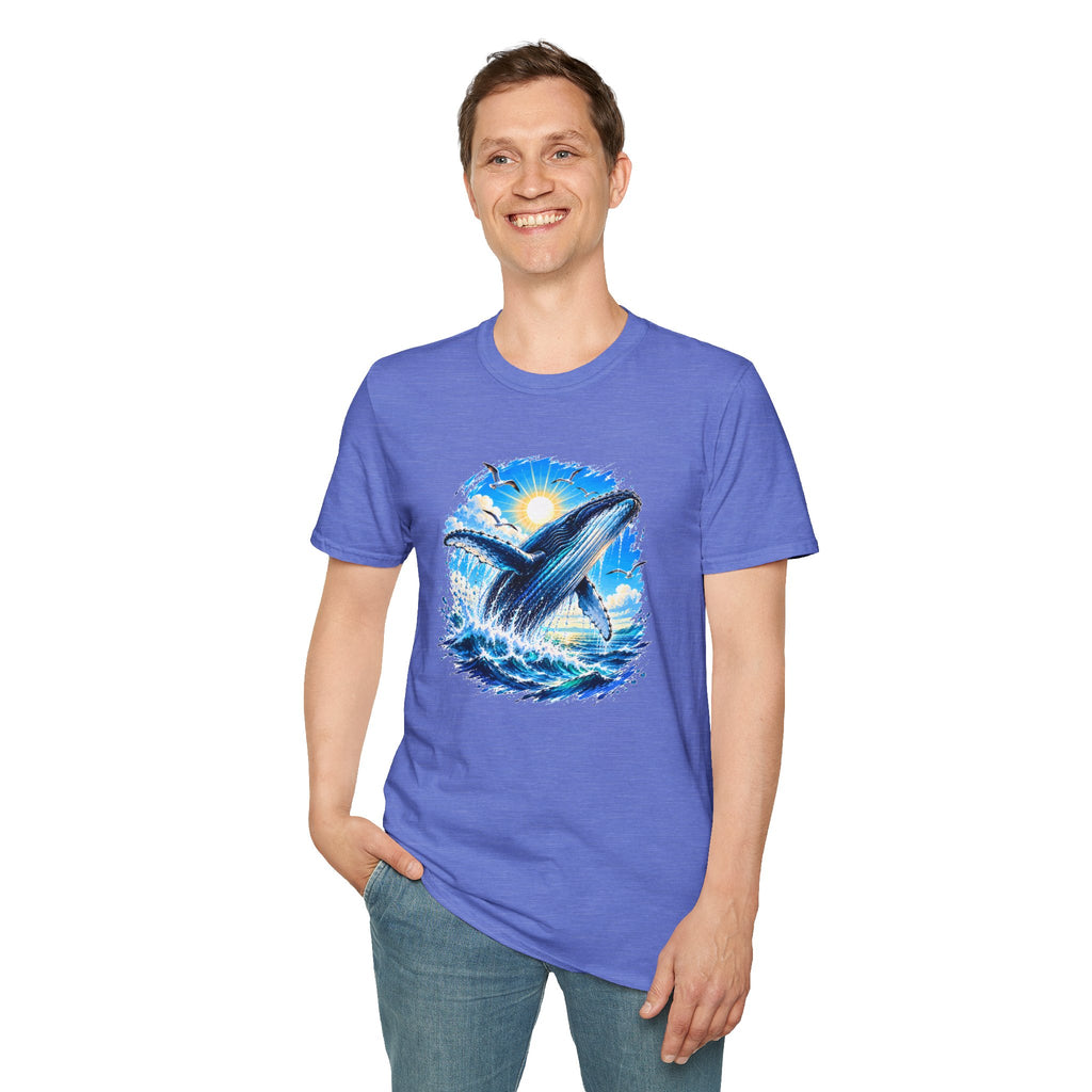 Whale Shirt, Ocean T-Shirt, Humpback Whale Shirt, Sea Life Tee, Beach Lover Gift, Ocean Lover Shirt