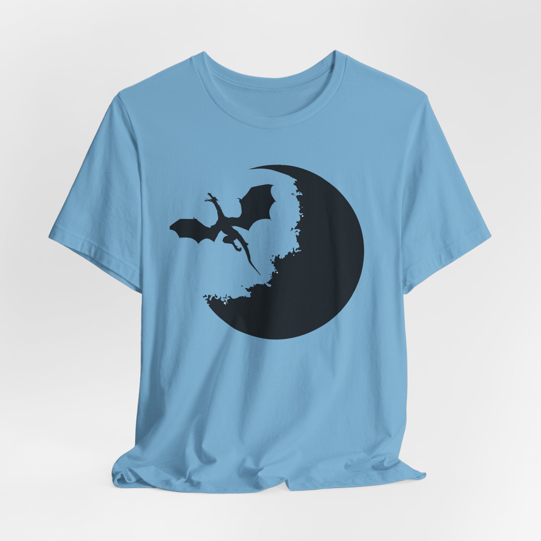 Bat Silhouette Moon T-Shirt — Gothic Halloween Tee
