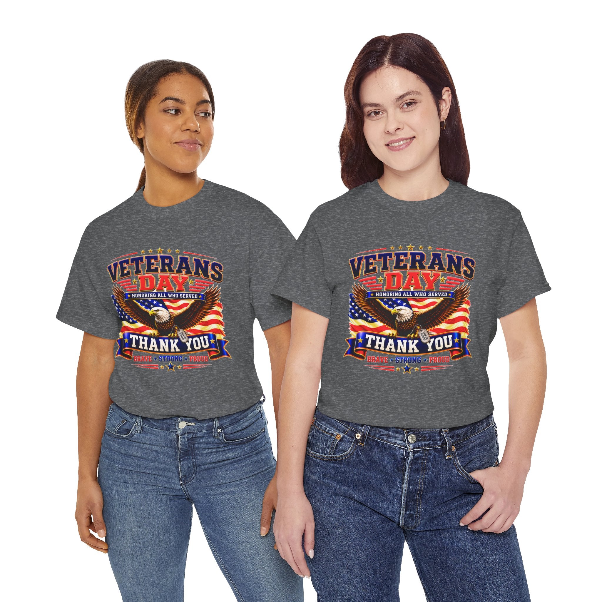 Veterans Day Eagle T-Shirt – "Thank You" Patriotic Tribute Tee