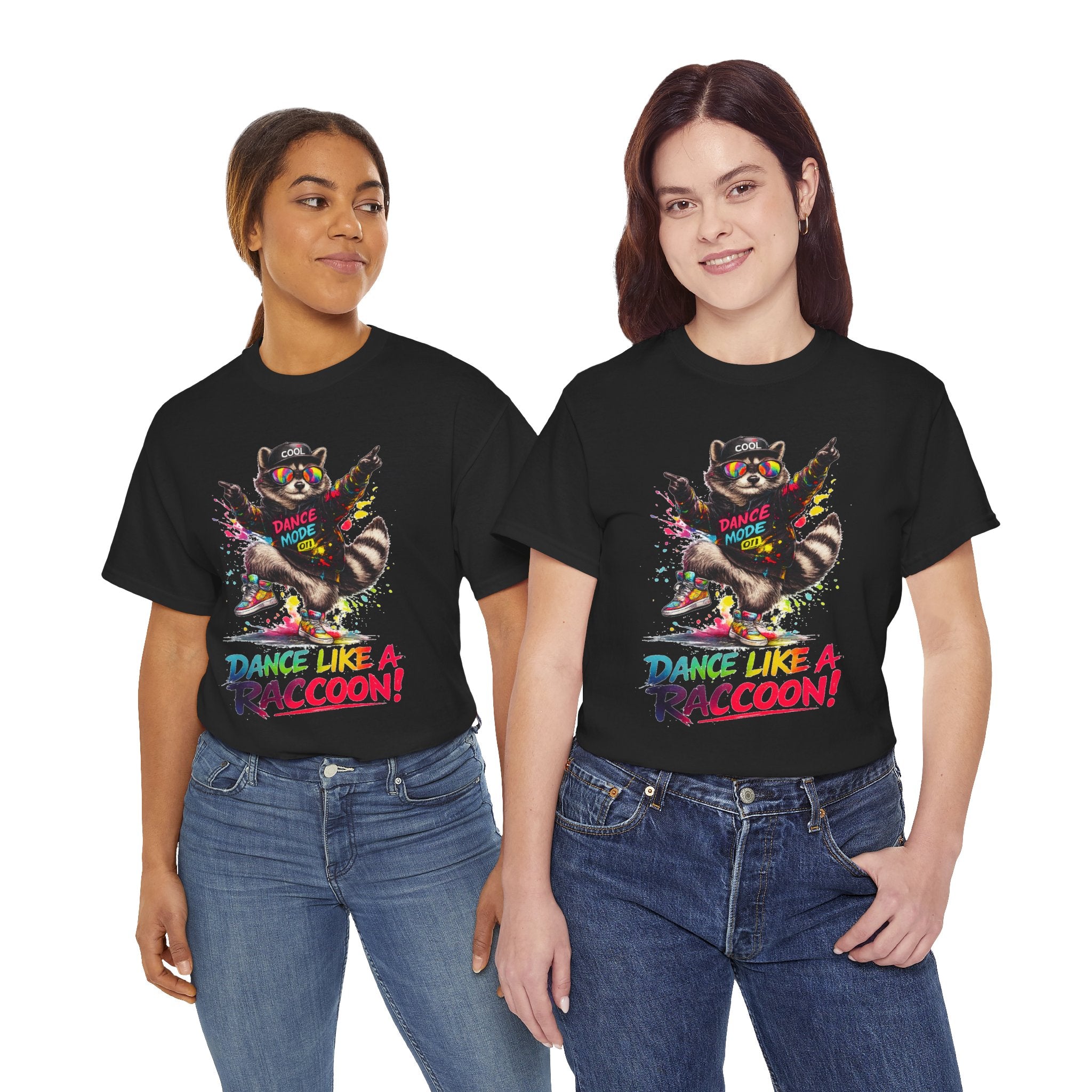 Dance Like a Raccoon T-Shirt — Cute Retro Raccoon Dance Graphic Tee