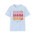 Mama Shirt, Retro Mama Tee, Cute Mom Shirt, Mother's Day Gift, Floral Mama Shirt, Trendy Mom T-Shirt