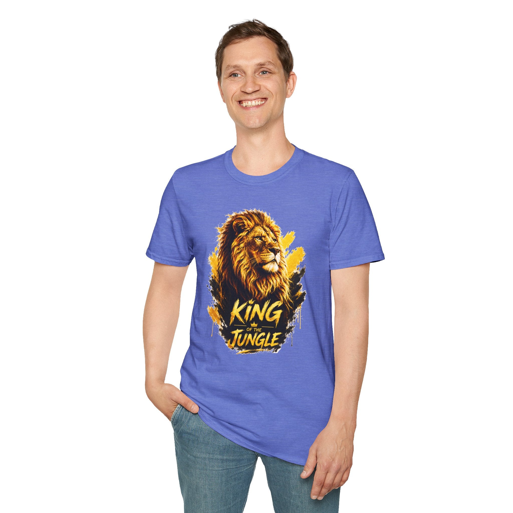 Lion Graphic T-Shirt — "King of the Jungle" Bold Wildlife Tee