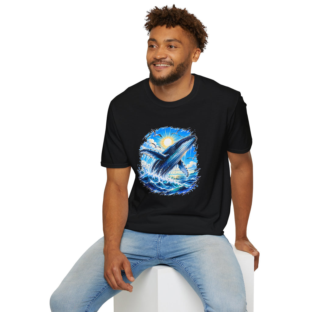 Whale Shirt, Ocean T-Shirt, Humpback Whale Shirt, Sea Life Tee, Beach Lover Gift, Ocean Lover Shirt