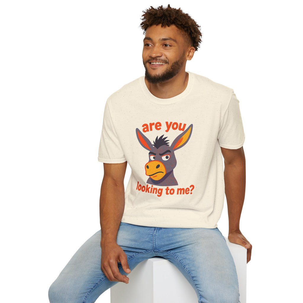 Are You Looking to Me? Donkey Graphic T-Shirt