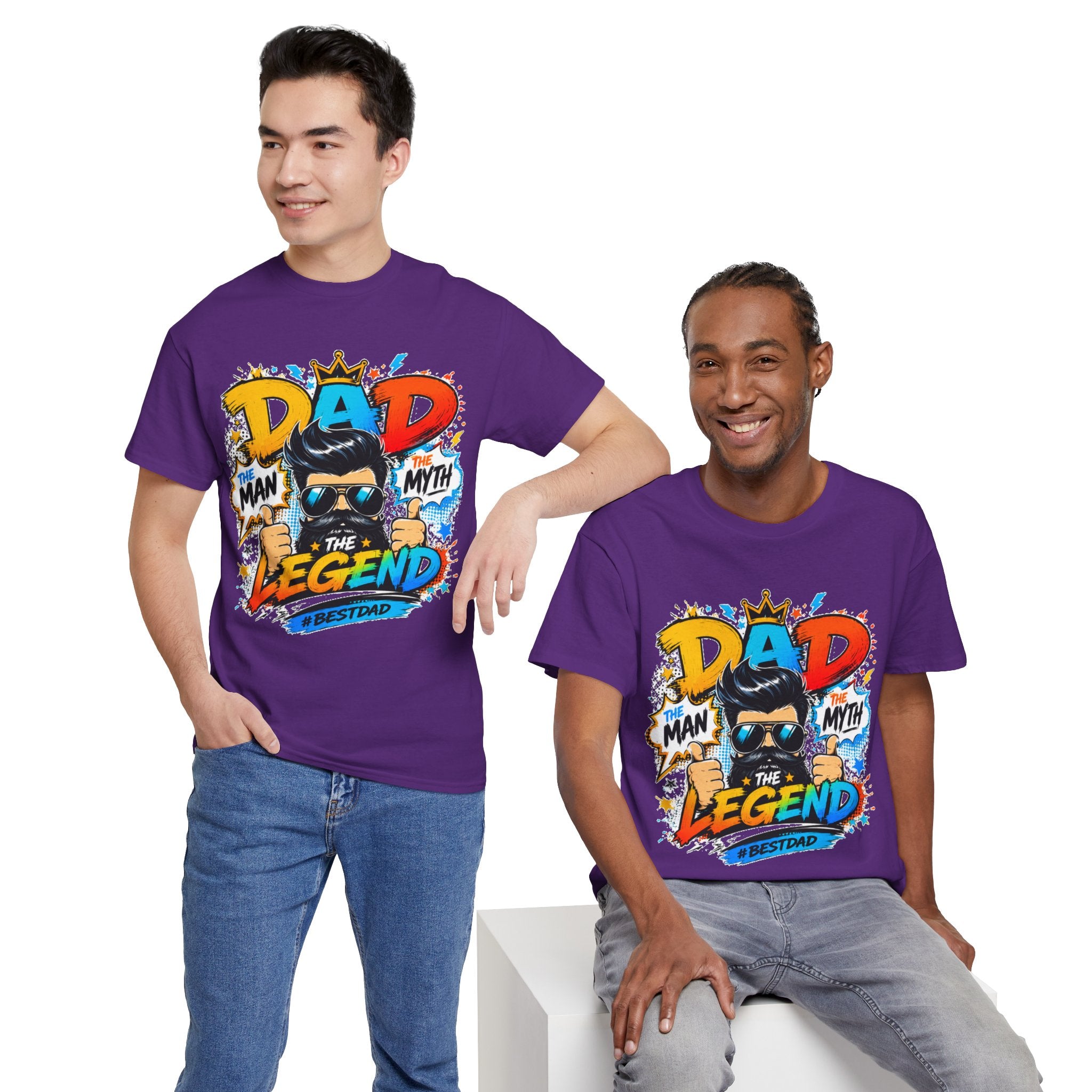 Dad The Legend T-Shirt — 'Dad: Man, Myth, Legend' Graphic Tee for Father’s Day