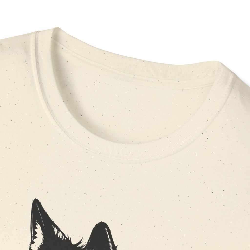 Wolf T Shirt, Mystic Wolf Graphic Tee, Forest Animal Shirt, Minimalist Wolf Head Shirt, Unisex Nature T-Shirt, Wildlife Gift, Boho Wolf Tee