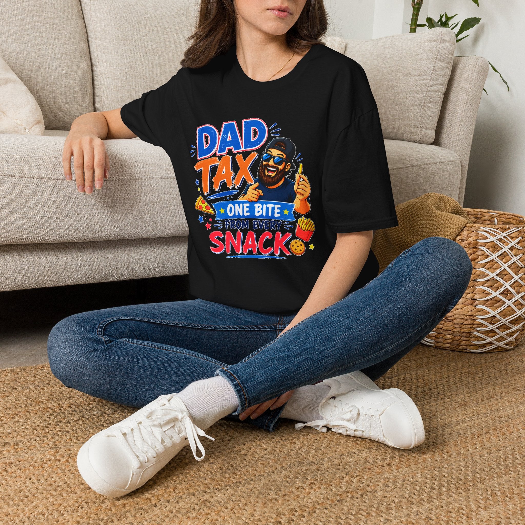 Funny Dad Tax Shirt, One Bite From Every Snack T-Shirt, Dad Joke Tee, Gift for Dad, Daddy Shirt, Father's Day Gift, Food Lover Dad Tee