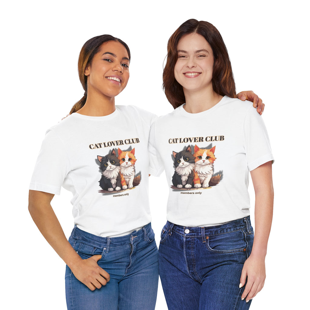 Cat Lover Club T-Shirt — Cute Kittens “members only” Graphic Tee