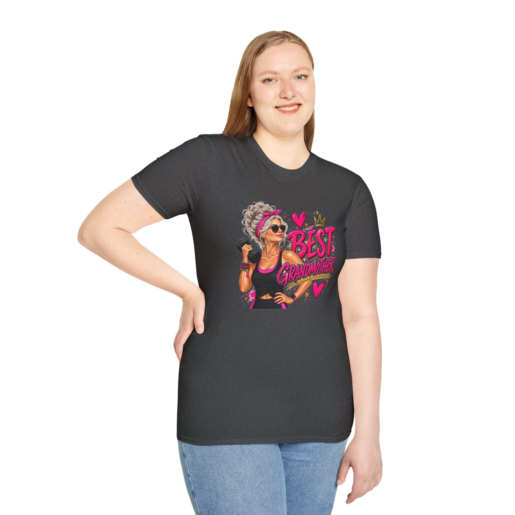 Best Grandmother Shirt, Funny Grandma T-Shirt, Fit Grandma Gift, Gym Grandma Shirt, Grandma Gift