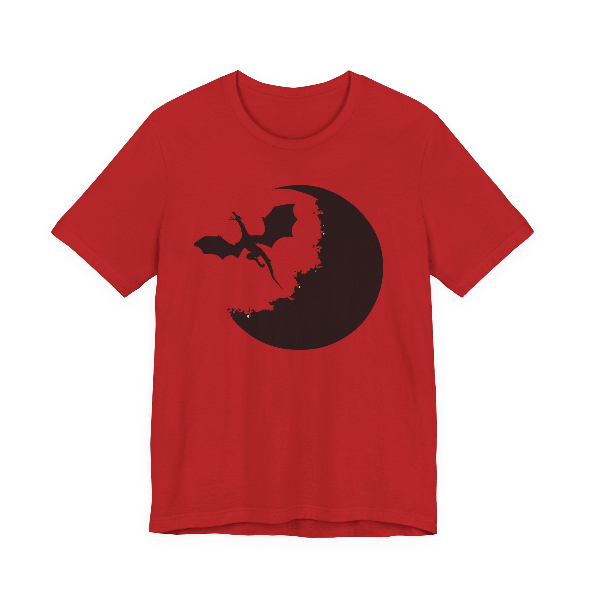 Bat Silhouette Moon T-Shirt — Gothic Halloween Tee