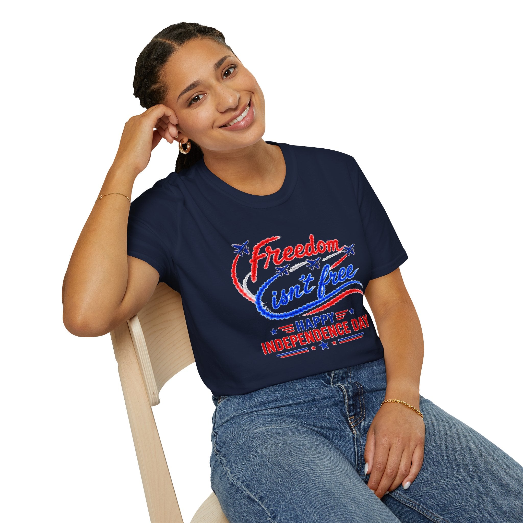 Freedom Isn't Free Shirt, Patriotic 4th of July T-Shirt, Independence Day Tee, USA Flag Graphic Tee, Military Support Gift