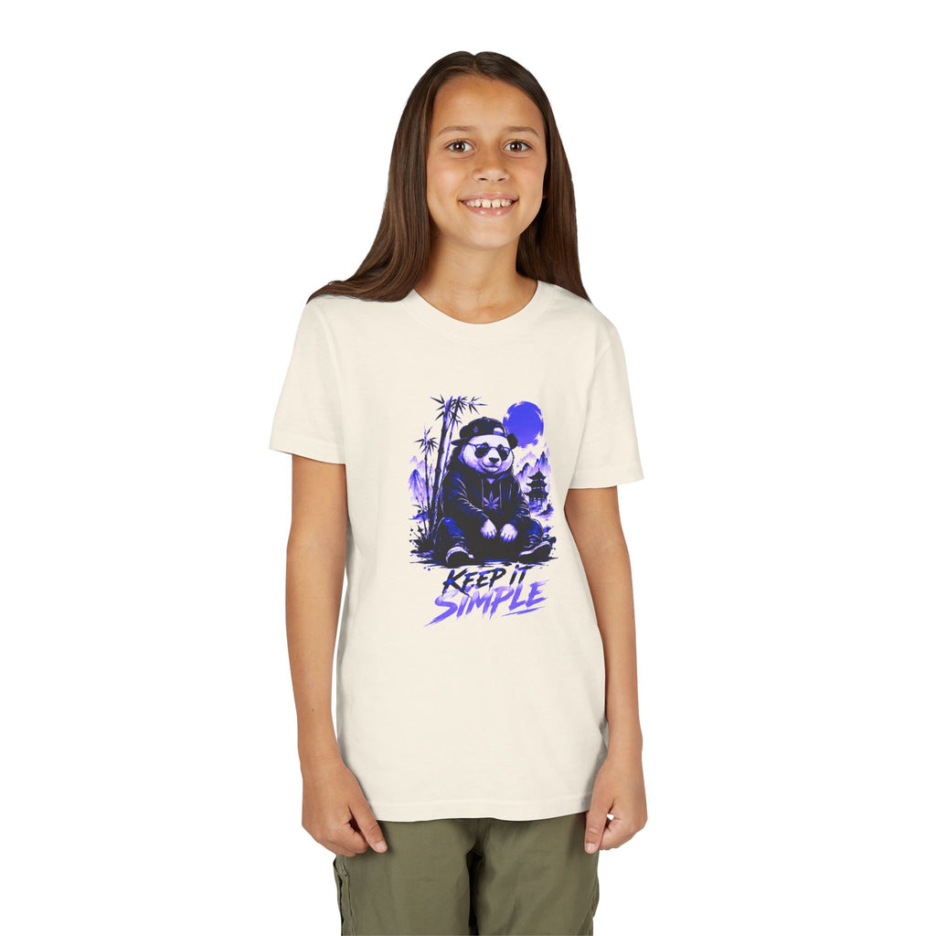Youth Tee — 'Keep It Simple' Panda Graphic