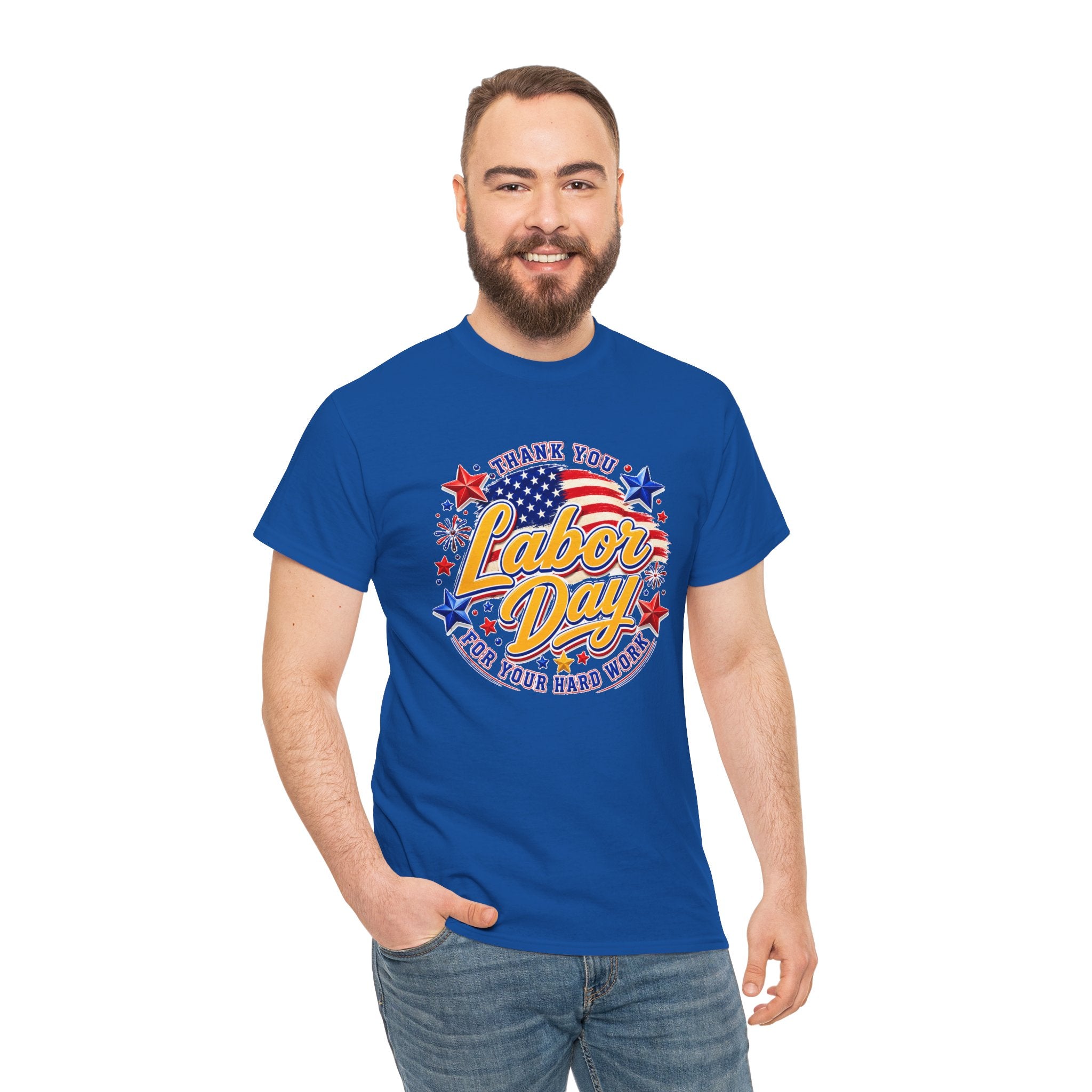 Labor Day Shirt, Thank You Labor Day Tee, Working Today Building Tomorrow Shirt, Patriotic Worker T-Shirt, Construction Gift