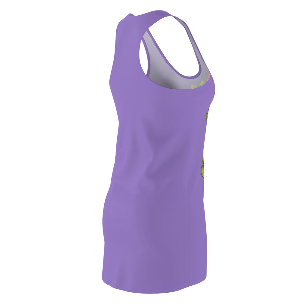 Lavender Rose Floral Dress | Women's Lightweight Summer Dress