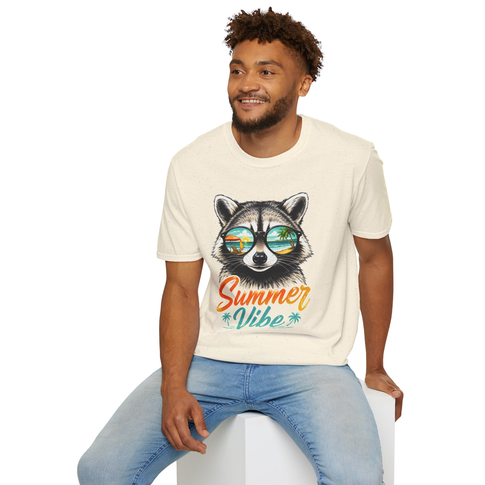 Summer Vibe Raccoon T-Shirt