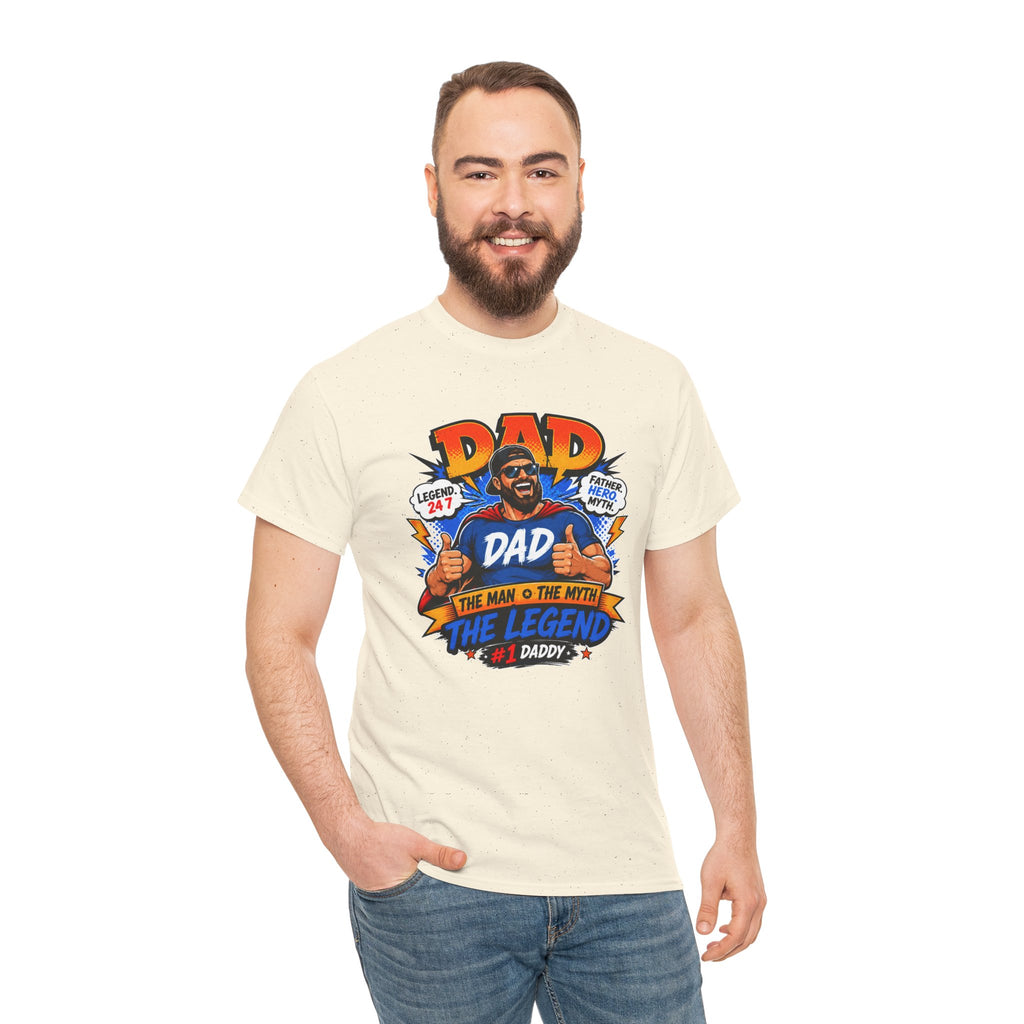 Funny Dad Shirt, Dad The Legend Tee, Father's Day Gift for Dad, Cool Dad Graphic T-Shirt, Best Dad Ever Shirt, Dad Gift