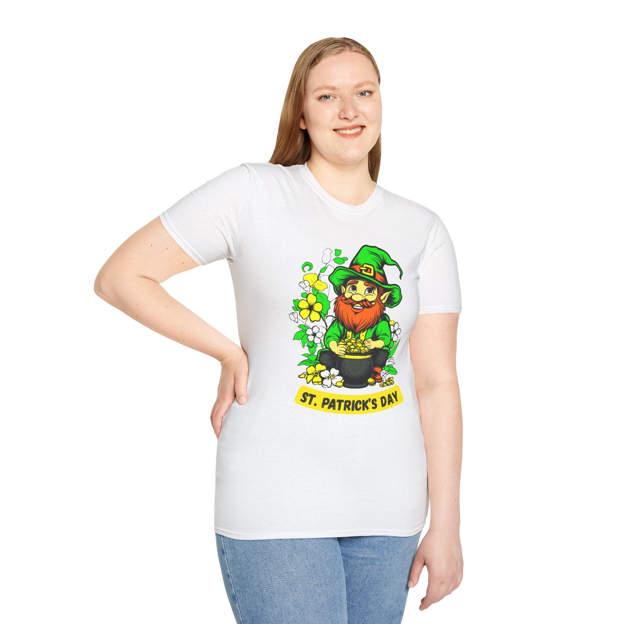 Lucky Leprechaun with Pot of Gold T-Shirt | St. Patrick's Day