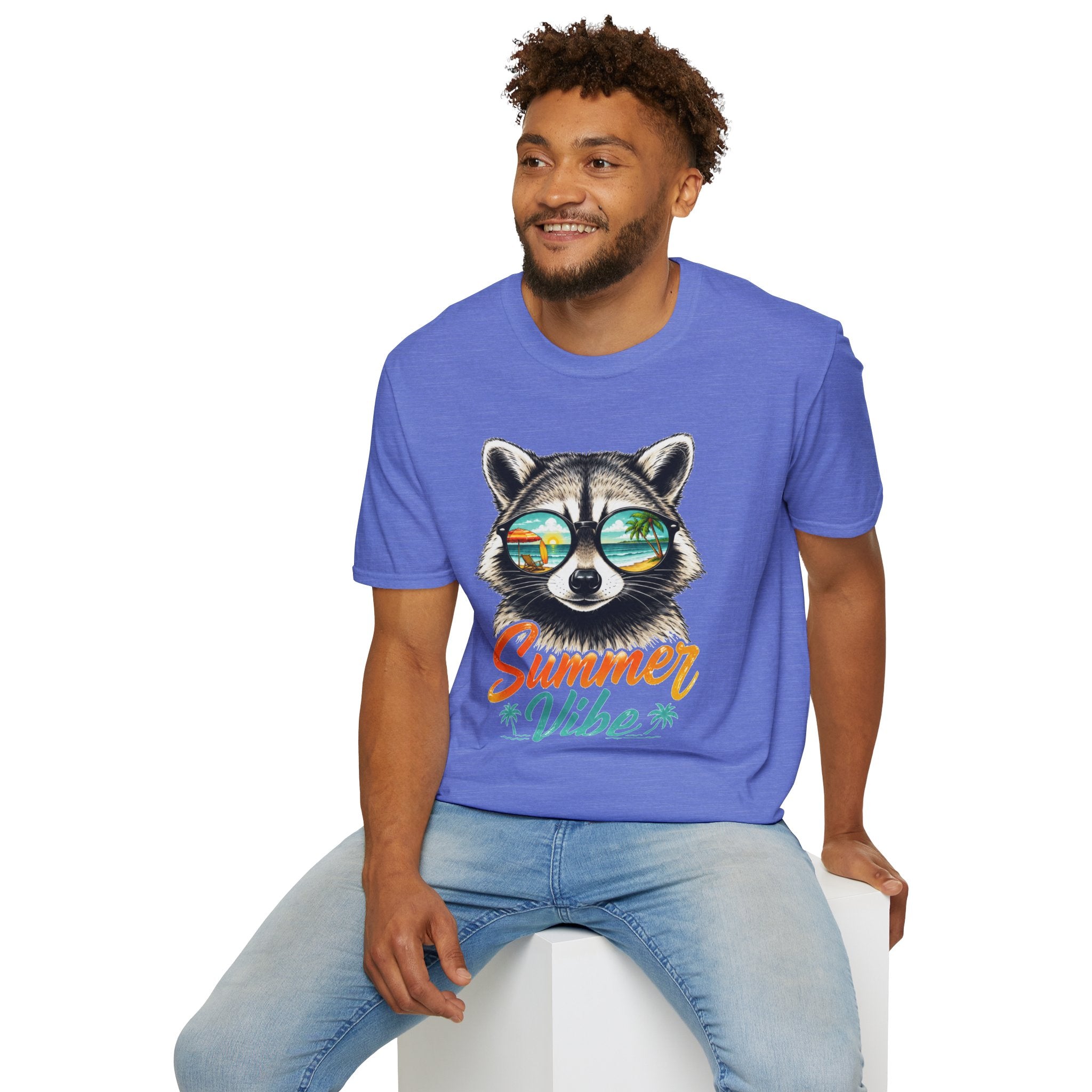 Summer Vibe Raccoon T-Shirt