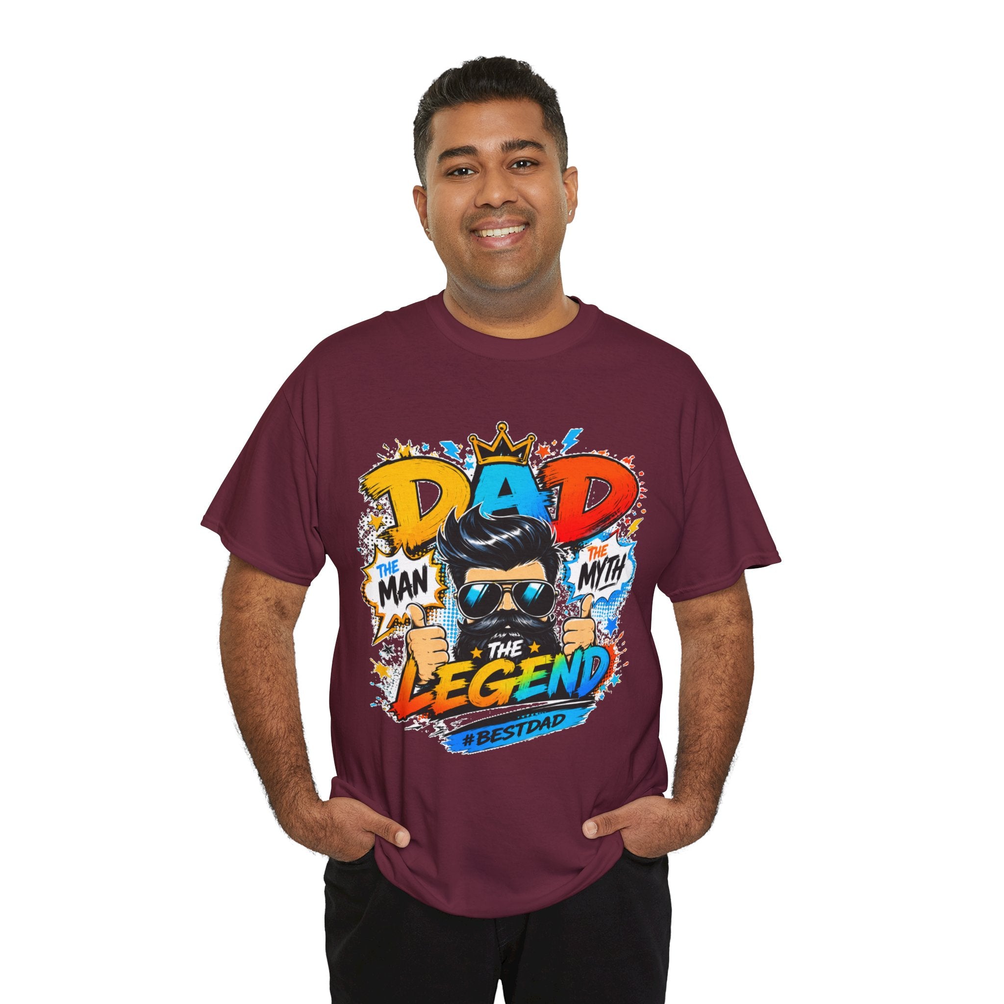 Dad The Legend T-Shirt — 'Dad: Man, Myth, Legend' Graphic Tee for Father’s Day