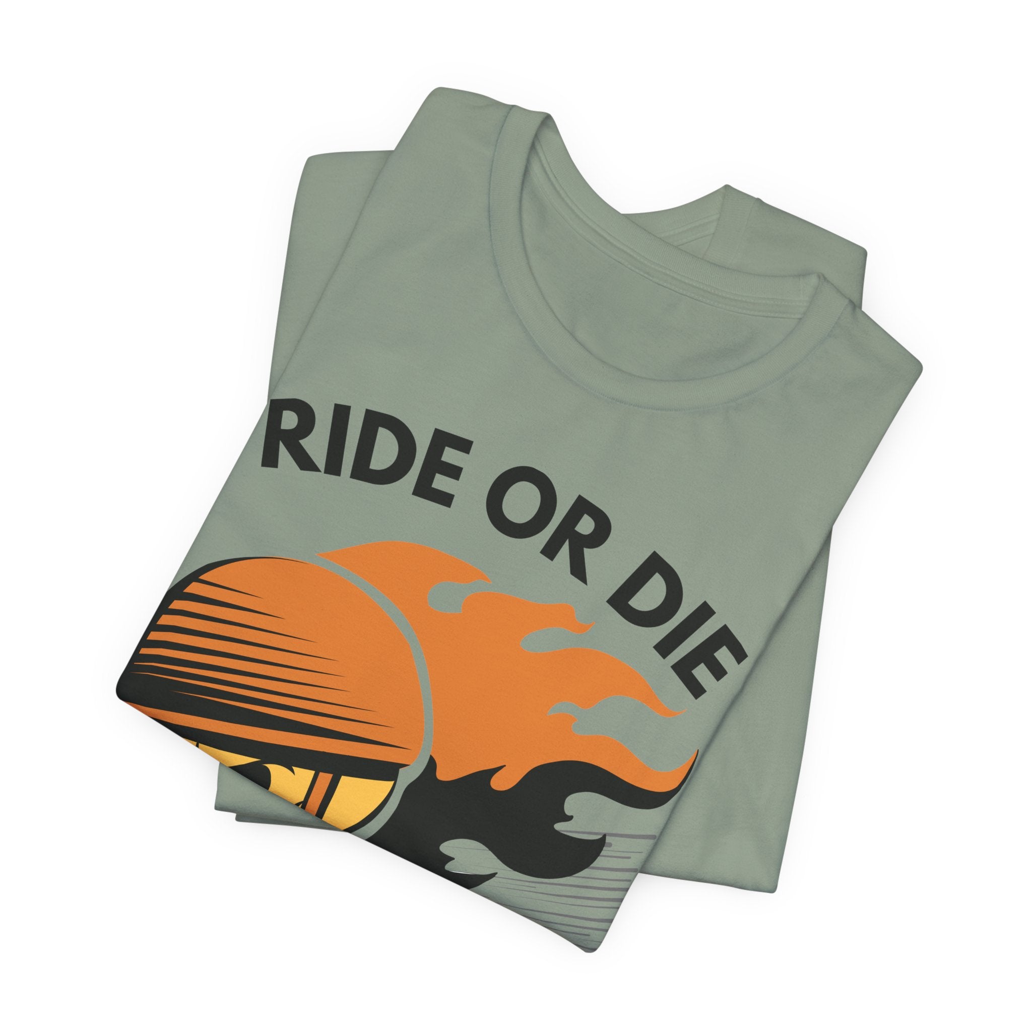 Ride or Die Skull Helmet T-Shirt | Biker Graphic Tee for Men | Vintage Motorcycle Shirt