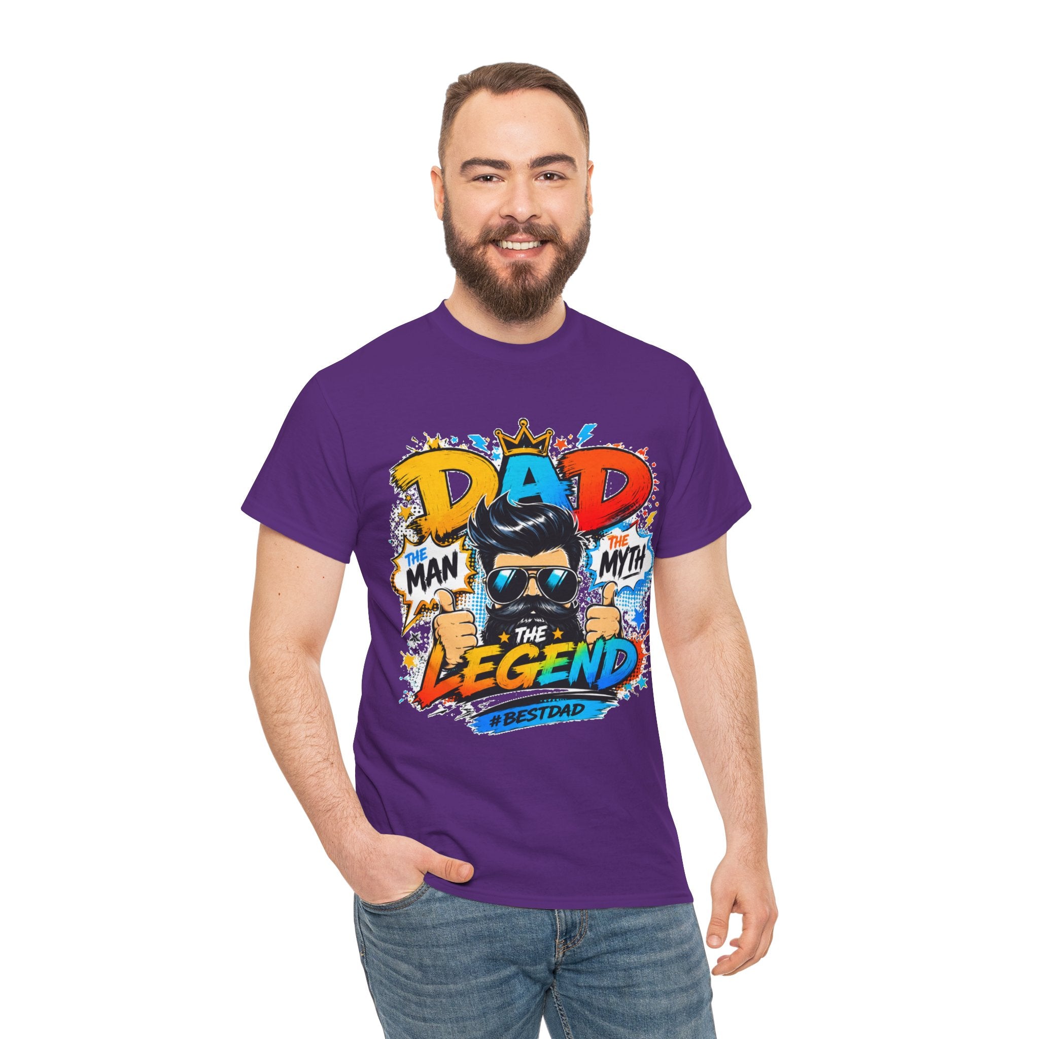 Dad The Legend T-Shirt — 'Dad: Man, Myth, Legend' Graphic Tee for Father’s Day