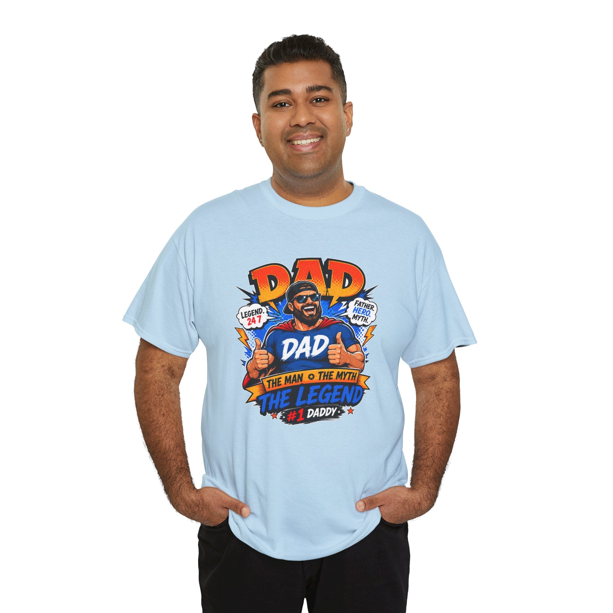 Funny Dad Shirt, Dad The Legend Tee, Father's Day Gift for Dad, Cool Dad Graphic T-Shirt, Best Dad Ever Shirt, Dad Gift