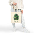 Lucky Cat Tote Bag – St. Patrick’s Day Green Kitty Canvas Tote