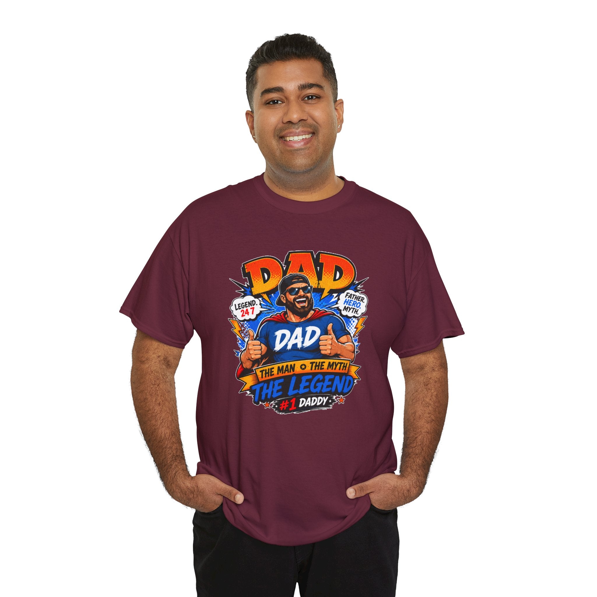 Funny Dad Shirt, Dad The Legend Tee, Father's Day Gift for Dad, Cool Dad Graphic T-Shirt, Best Dad Ever Shirt, Dad Gift