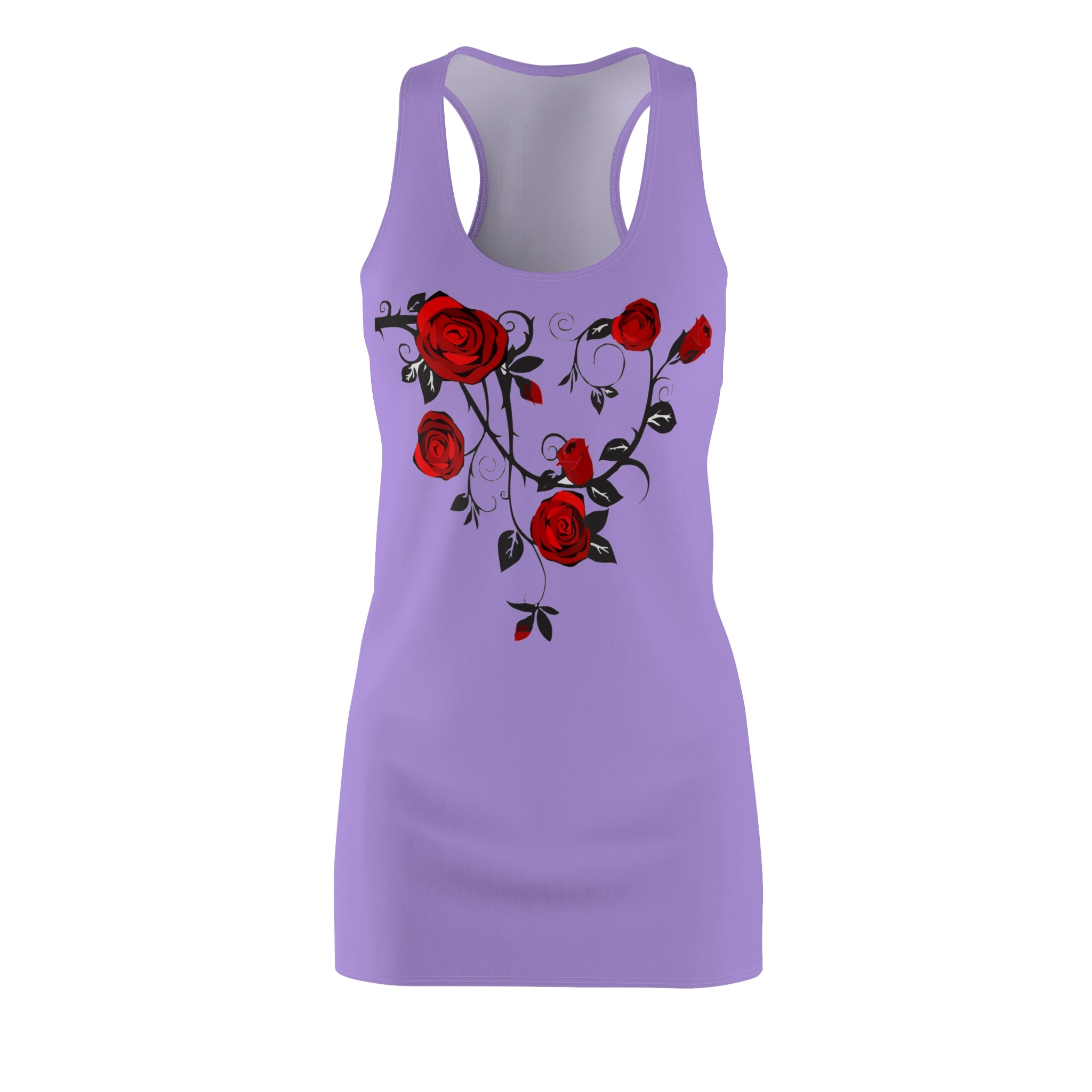 Lavender Rose Floral Dress | Women's Lightweight Summer Sundress