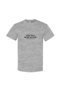 LESS TALK Oversized Graphic T-Shirt