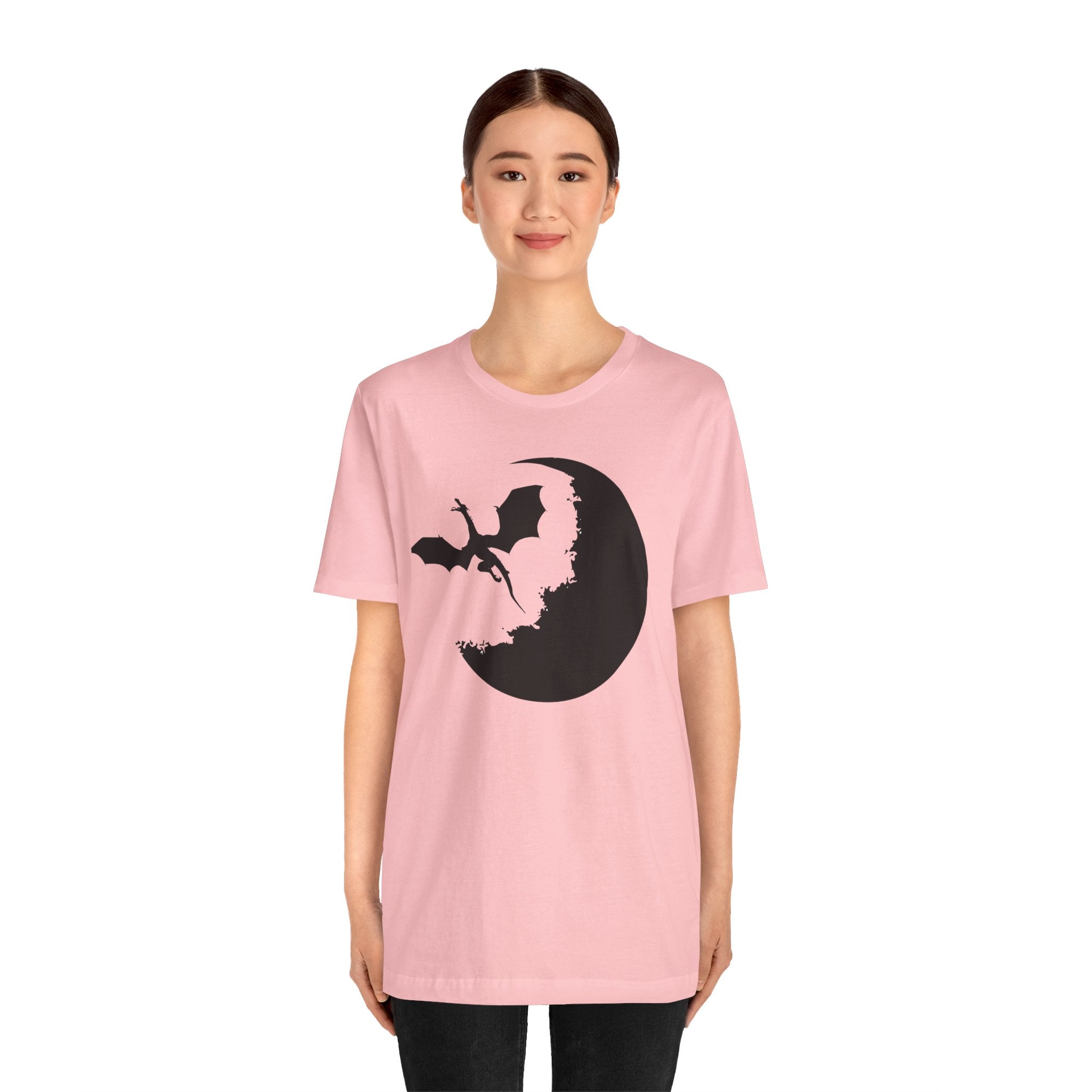 Bat Silhouette Moon T-Shirt — Gothic Halloween Tee