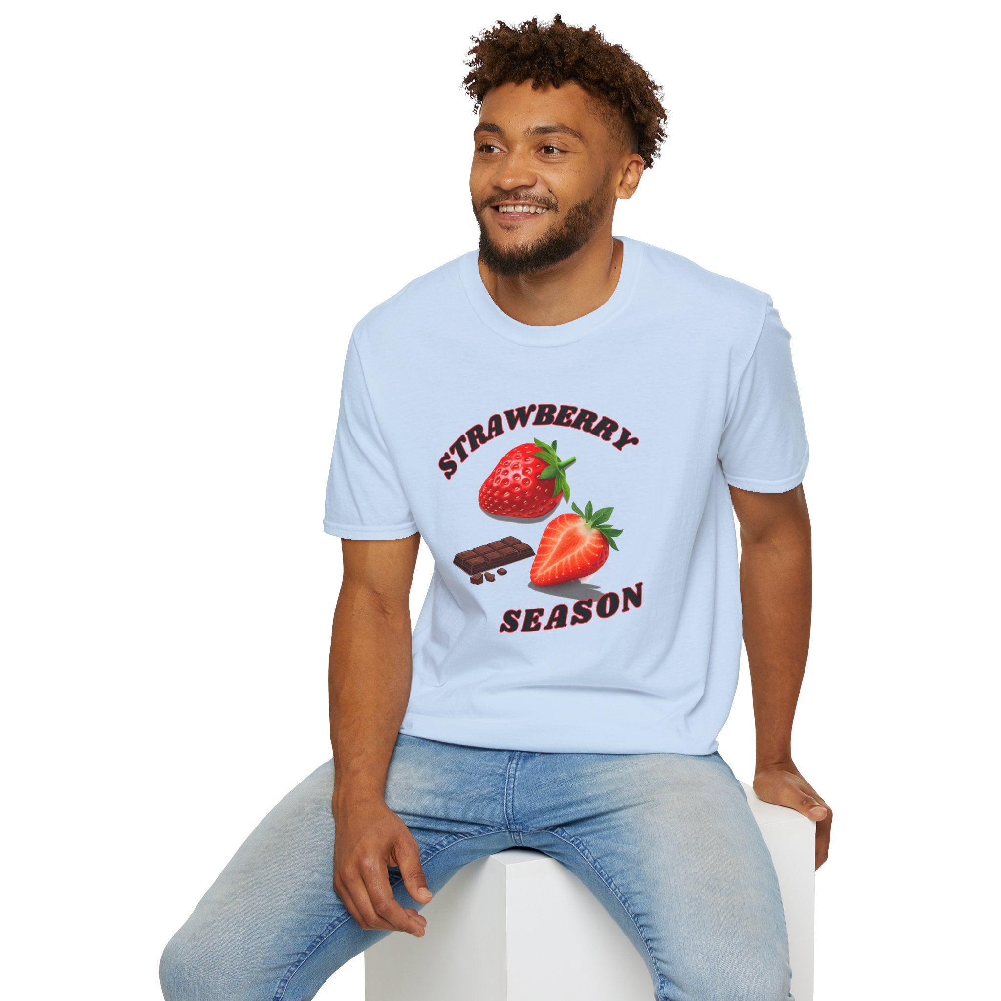Strawberry Season T-Shirt — Retro Fruit Graphic Tee