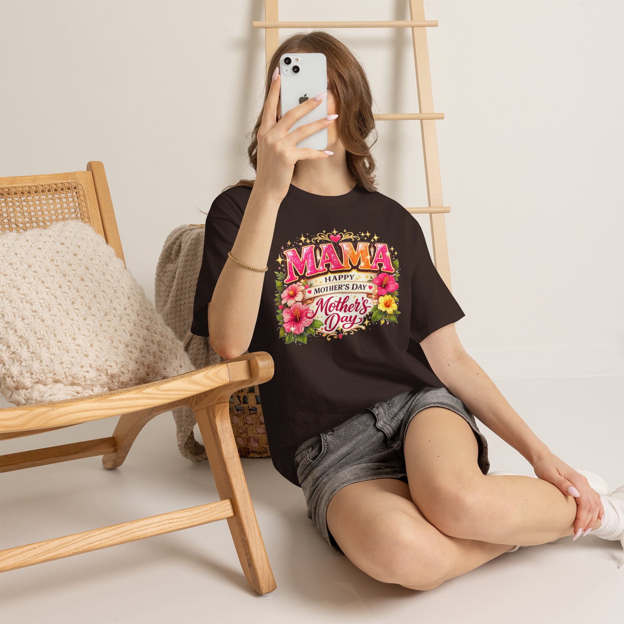 Mama Floral Shirt for Women, Mother's Day Gift for Mom, Cute Flower Graphic Tee, Mama Life T-Shirt, Birthday Gift for Mother, Mom Appreciation Gift