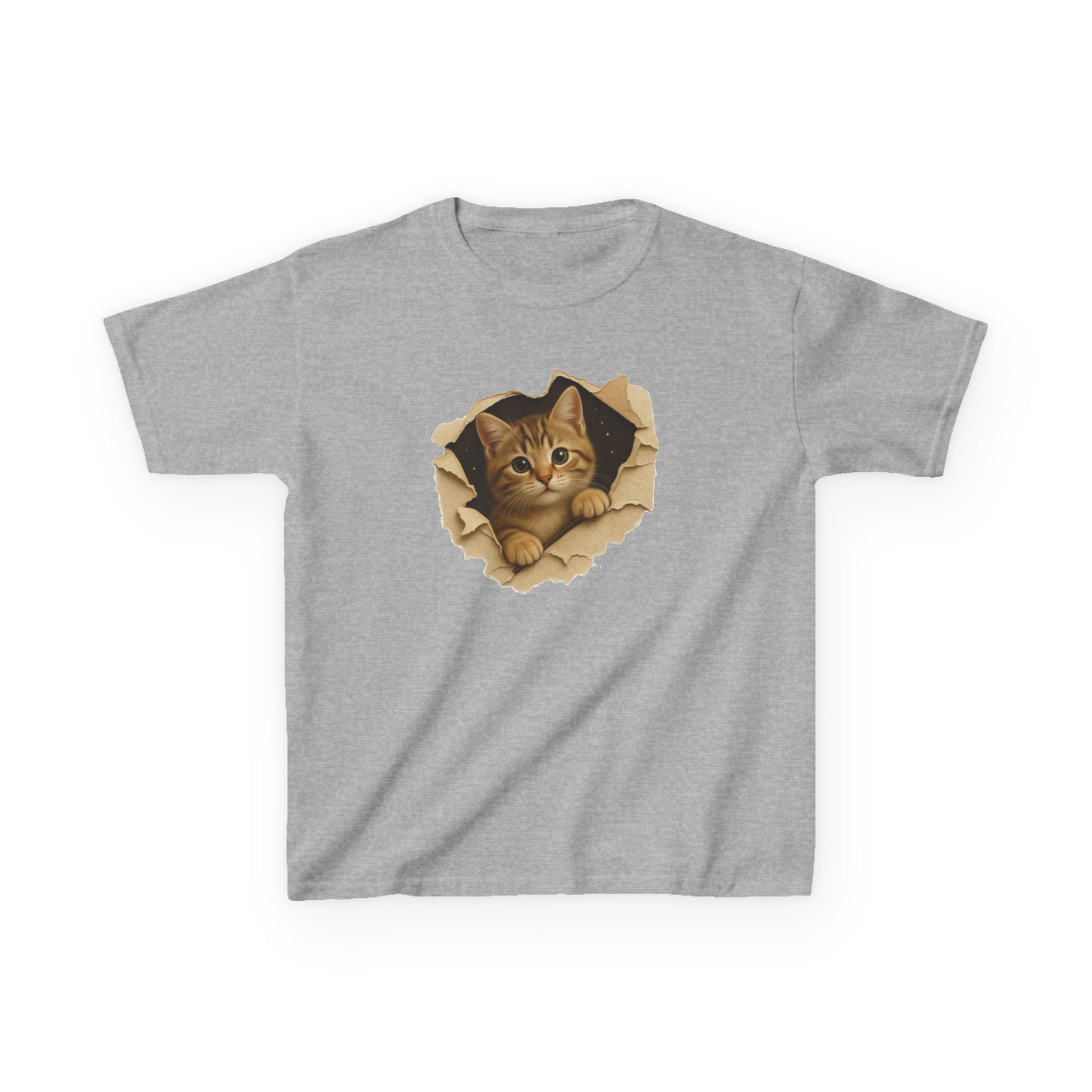 Cute Kitten Kids T-Shirt | Funny Cat Graphic Tee for Boys & Girls | Adorable Kitty Shirt | Gift for Cat Lovers Kids