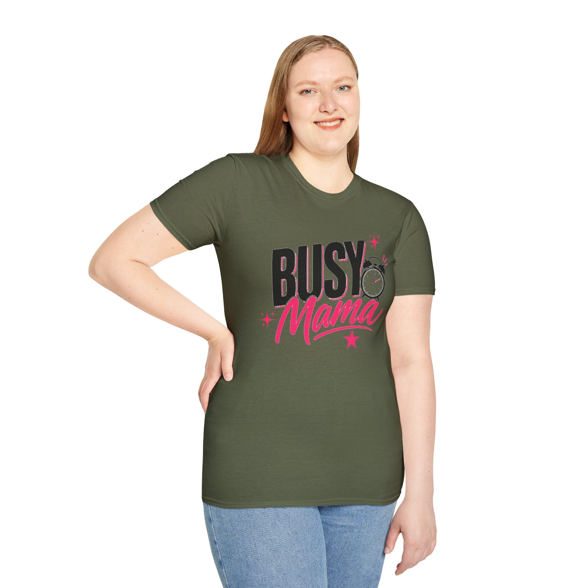 Busy Mama T-Shirt | Funny Mom Shirt | Cute Mother Graphic Tee | Gift for Mom | Busy Mom Life Shirt