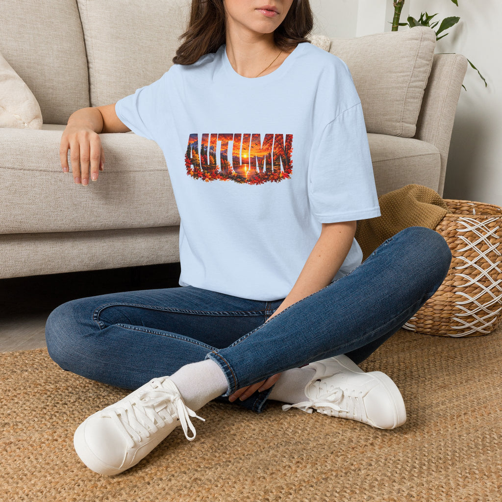 Autumn Leaves T Shirt Fall Graphic Tee Cozy Autumn Shirt