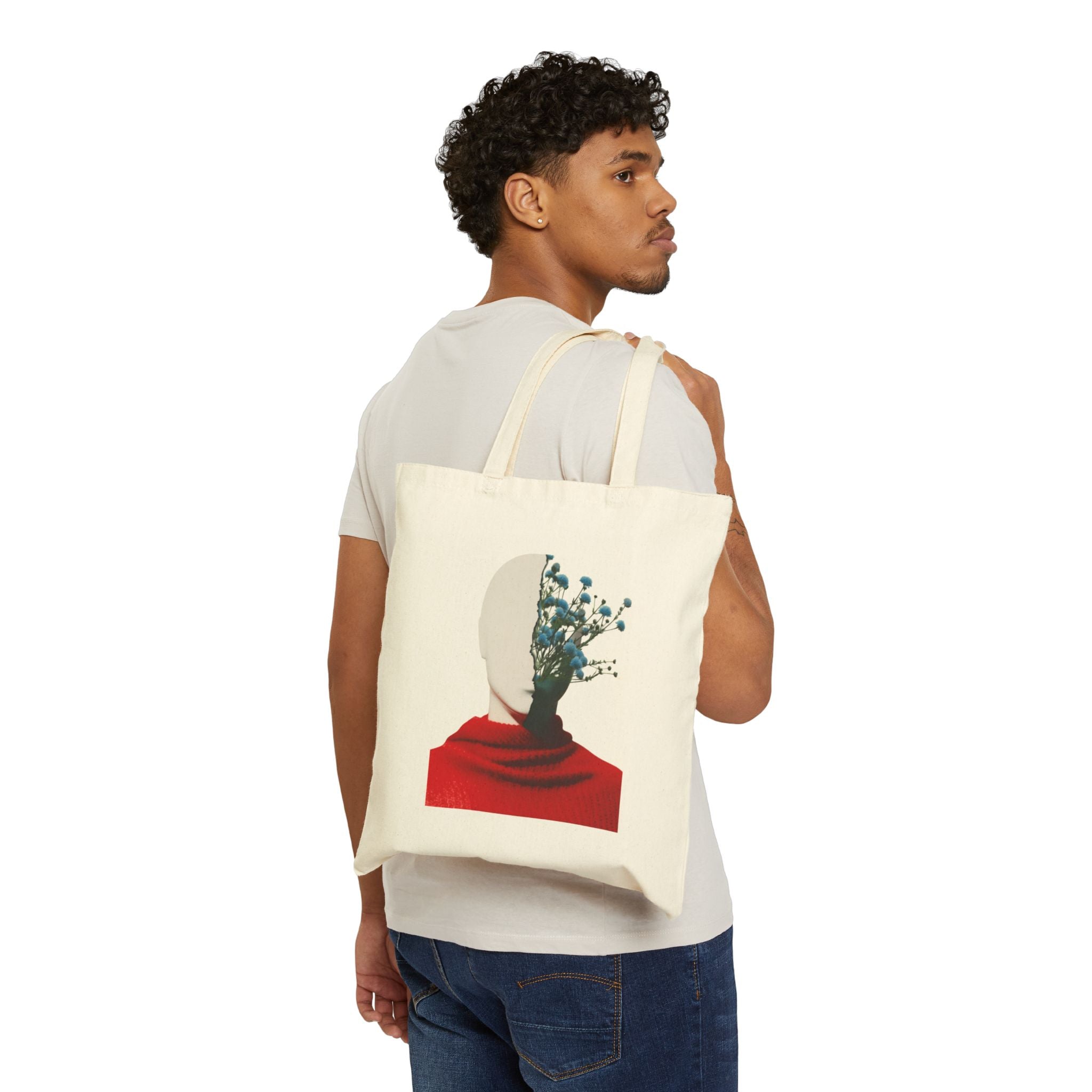 Art Cotton Canvas Tote Bag