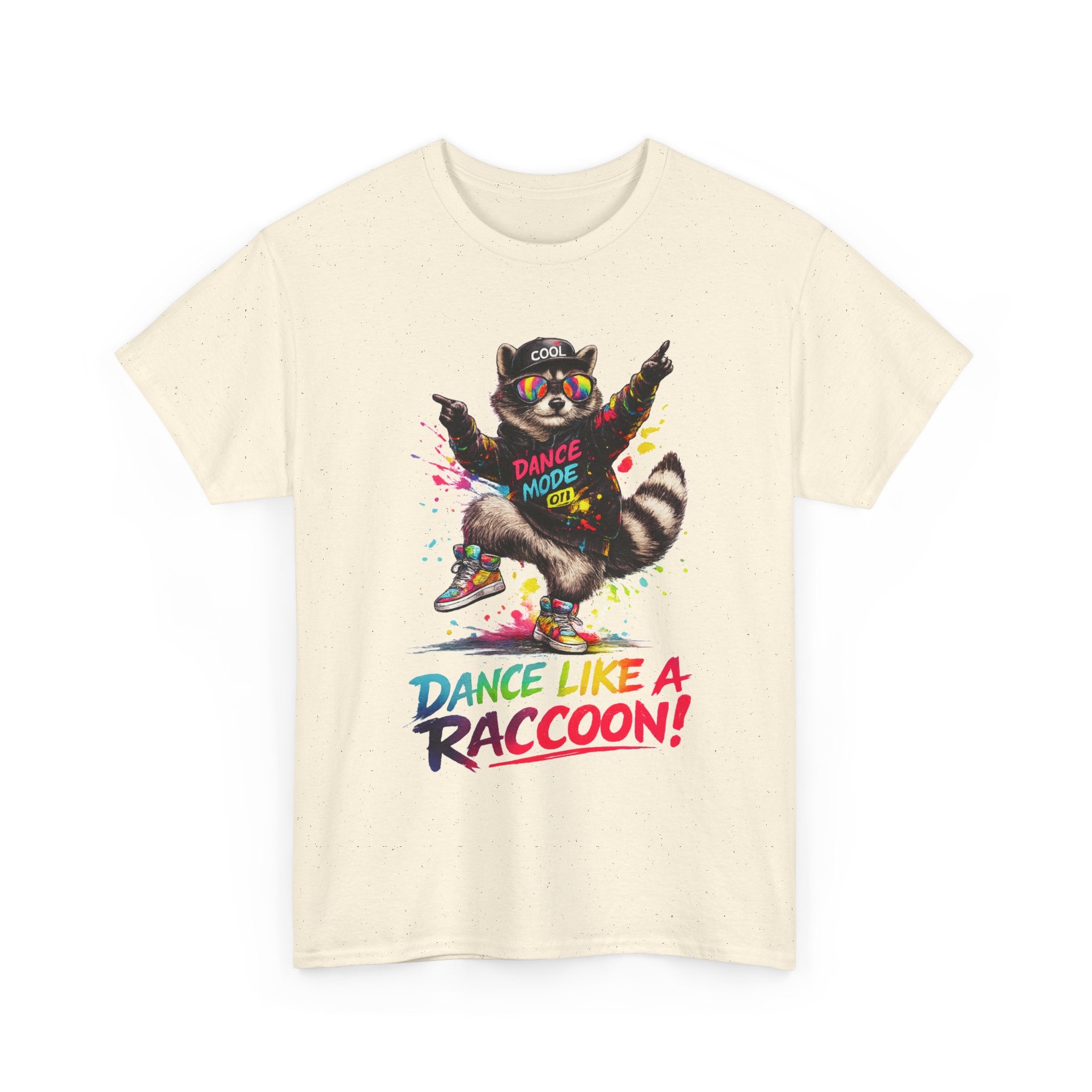 Dance Like a Raccoon T-Shirt — Cute Retro Raccoon Dance Graphic Tee