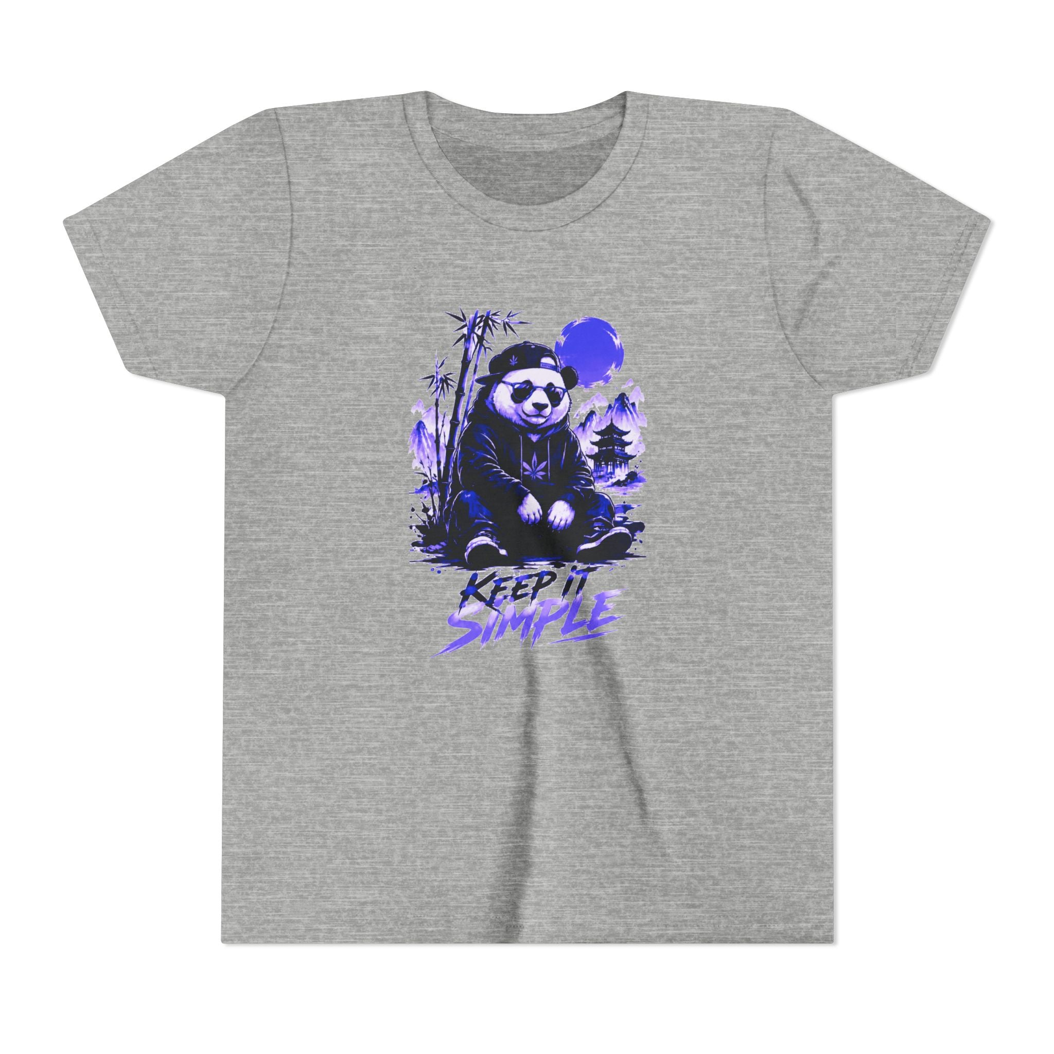 Youth Tee — 'Keep It Simple' Panda Graphic