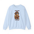 Too Cool Too Care Monkey Sweatshirt — Cute Sunglasses Ape Crewneck